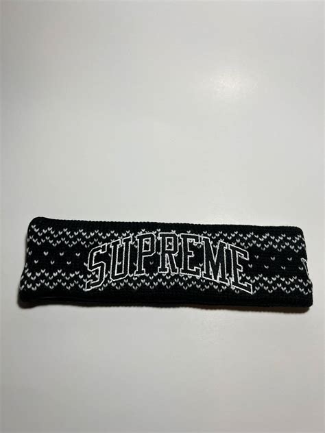 Supreme Supreme X New Era Arc Logo Headband Ds Grailed