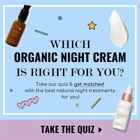 22 best organic and natural night creams for 2021