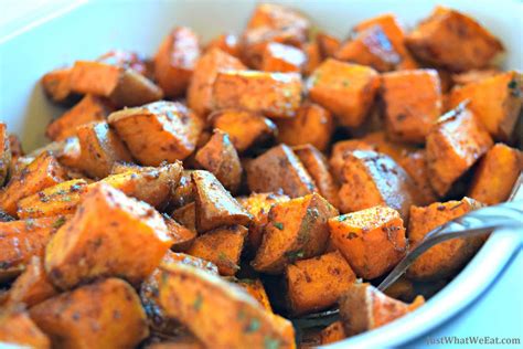 BBQ Roasted Sweet Potatoes - Gluten Free & Vegan - Just What We Eat