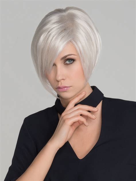 Short Straight Gray Synthetic Lace Front Mono Top Wigs Best Wigs
