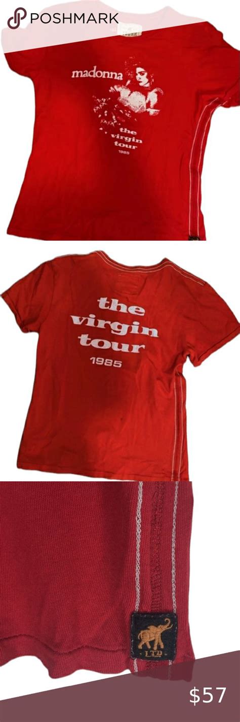 Rare Vintage Madonna The Virgin Tour 1985 Trunk Ltd Shirt In 2022