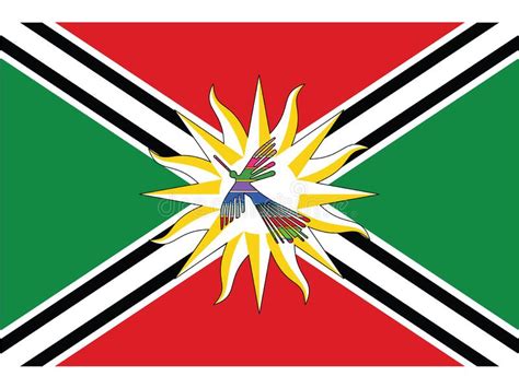 Bandera De Santo Domingo De Los Tsachilas Ilustración Del Vector