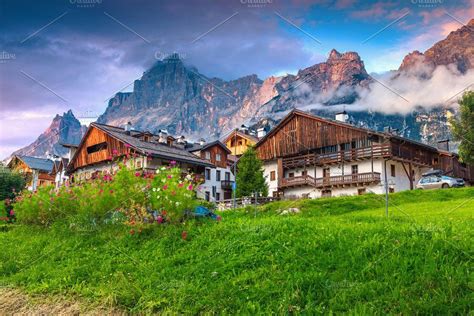 Spectacular Summer Alpine Village Alpine Village Village Alpine House