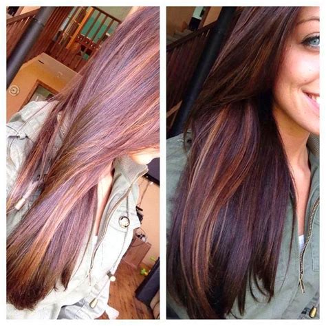 Blonde peekaboo highlights on dark brown hair. 8 Amazing Hair Color With Caramel Highlights - Hair ...