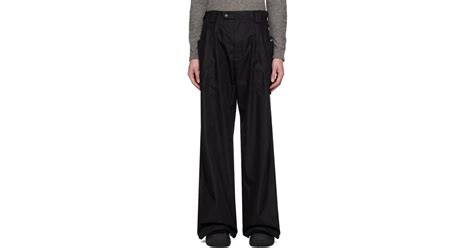 Kiko Kostadinov Black Meno Cargo Pants For Men Lyst Uk