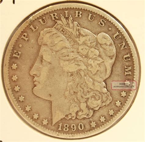 1890 Cc Liberty Head Or Morgan Type Dollar Coin 90 Silver Us Coin Fine