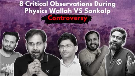 Critical Observations During Physics Wallah Controversy Peepoye