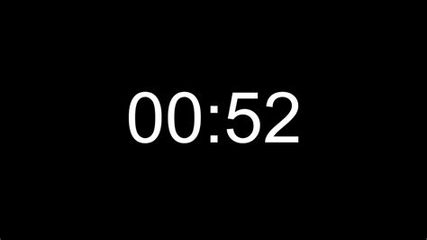 1 Minute Timer Countdown For Minimalist With Sounds Youtube