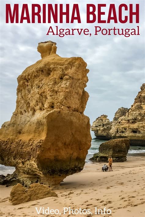 From the top of the bright red and ochre cliffs, the great view enchants all visitors. Praia da Marinha Beach Algarve Portugal - Photos - Video ...