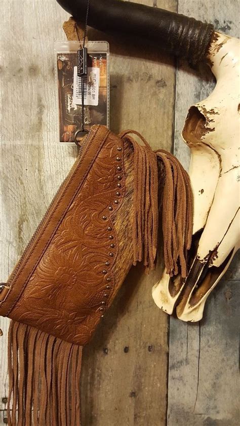 Cowgirl Clutch Purse Montana West Cowhide Hair On Leather Brown Clutch Purse Western