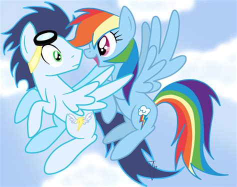 R Hiya Soarin Soarin And Rainbow Dash By Go0re On Deviantart