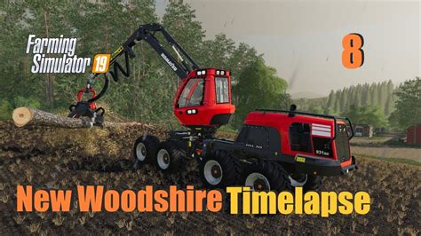 Farming Simulator 19 Timelapse New Woodshire Ep8 Collecting Bales