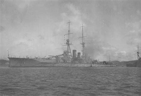 Photo Japanese Battlecruiser Hiei At Yokosuka Japan 24 Aug 1914