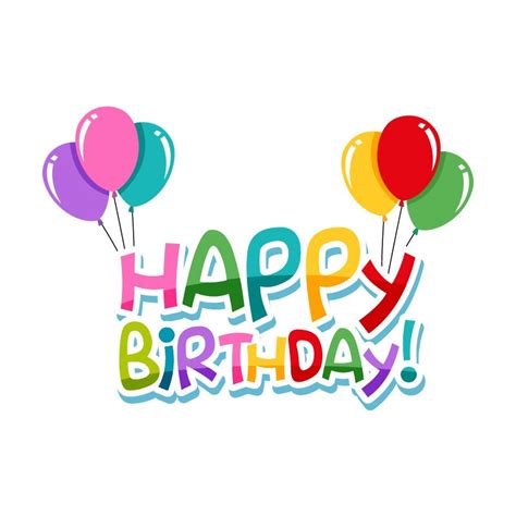 I've included my free birthday card svgs here. Happy Birthday Card with Colorful Balloons Vector Download