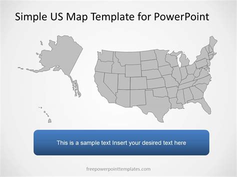 Us Map Ppt Template Free Nismainfo