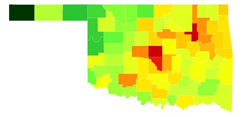 Oklahoma Population Density Map San Antonio Map