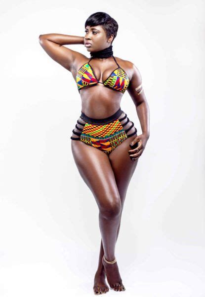 Ghana Based Gambian Actress Princess Shyngle In New Promo Photos African Swimwear Women