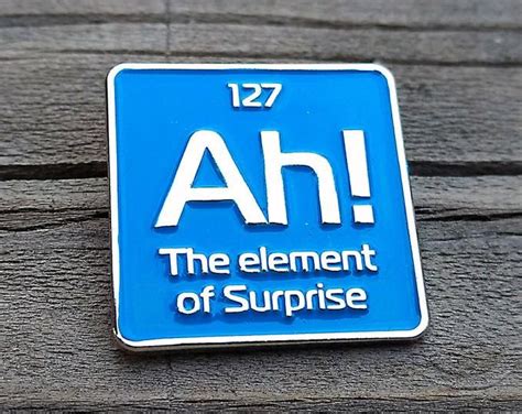 Science Pins Science Nerd Periodic Elements Enamel Pin Badge Soft