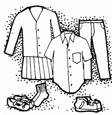 Clothing Clothes Clip Art Black And White Free Clipart Images Clipartix