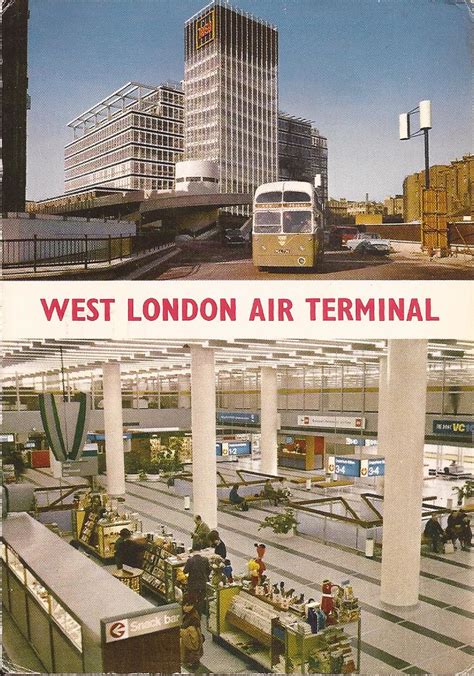 West London Air Terminal Postcard Circa Late 1960s Flickr