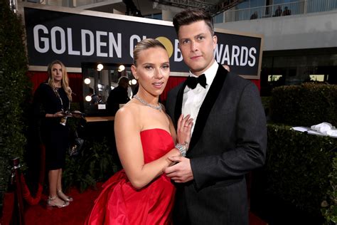 Colin jost accidentally roasted his wife, scarlett johansson, on snl. Colin Jost & Scarlett Johansson's Top-Secret Wedding ...