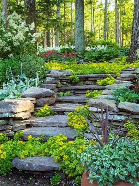 55 creative garden design ideas for slopes backyard landscaping hillside landscaping garden