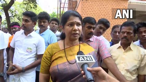 When In Tamil Nadu Learn To Respect Sentiments Of People Dmk S Kanimozhi Takes Veiled Dig At