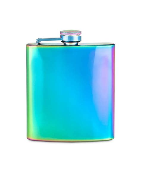 Blush Mirage Iridescent Stainless Steel Flask 6 Oz Macys
