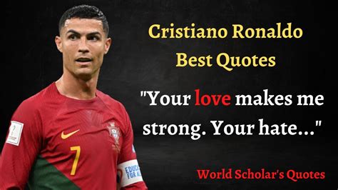 20 Best Cristiano Ronaldo Quotes About Life Success And Footbal L