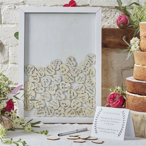 Frame Drop Top Wedding Guest Book Alternative By Ginger Ray