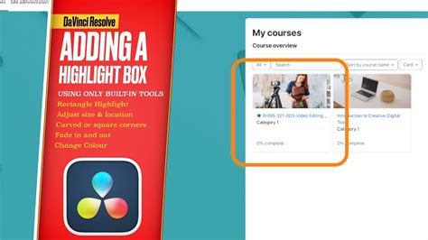Create Highlight Box For Davinci Resolve Youtube