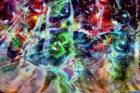 Psychedelic Galaxy Digital Art By Linda Sannuti Fine Art America