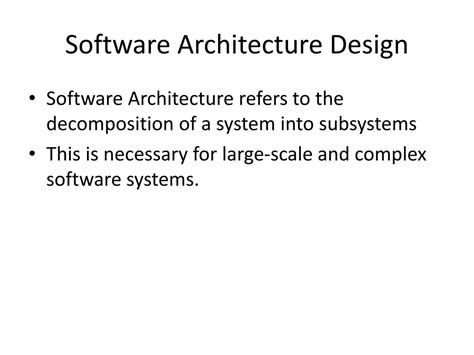 Ppt Software Architecture Design Powerpoint Presentation Free