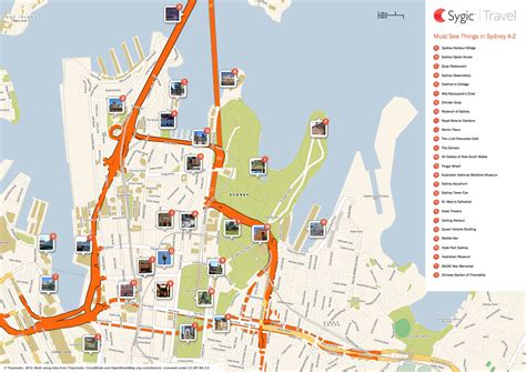 Map Of Sydney Attractions Sygic Travel