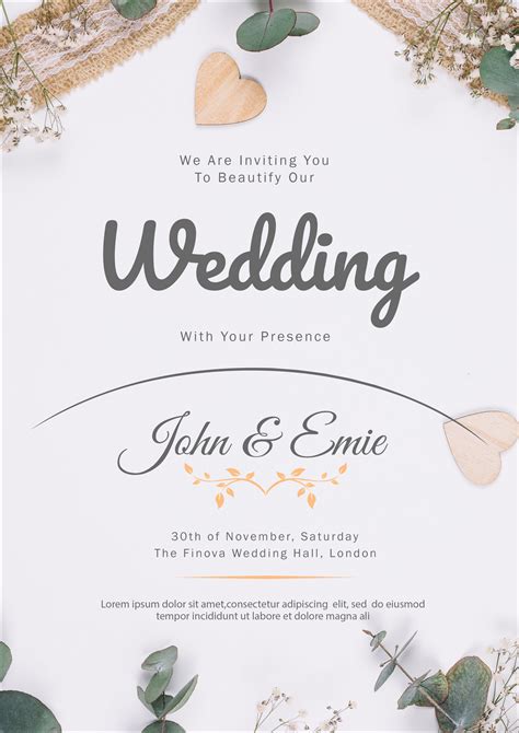Free Printable Wedding Invitation Free Printable Wedding