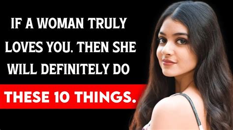 10 Things Women Do To The Men They Love Love Psychology Youtube