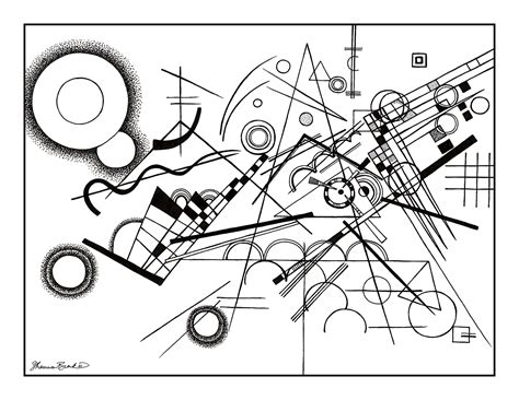 Obras De Kandinsky Para Colorir