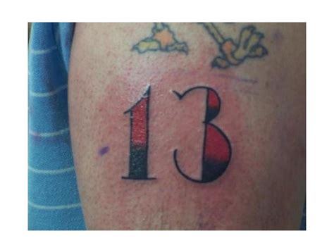 15 Cool Number 13 Tattoo Designs Pretty Designs