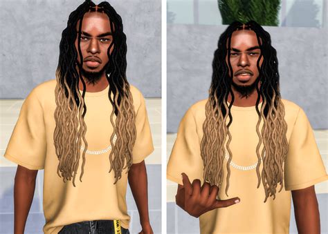 Ebonix Da Truth Dreads Sims 4 Hair Male Sims Hair Sim