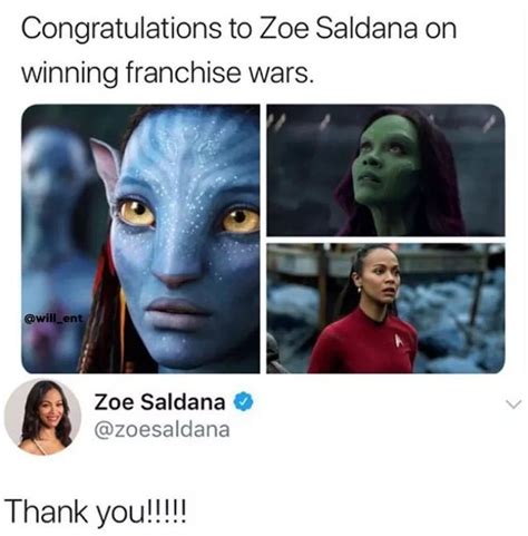 Congrats Zoe Saldana Meme By Dangerouspizza Memedroid