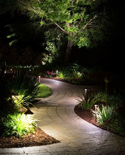 Backyard Landscape Lighting Design White Landscaping Ideas