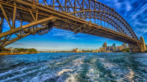 Desktop Hintergrundbilder Sydney Australien Brücken 1920x1080