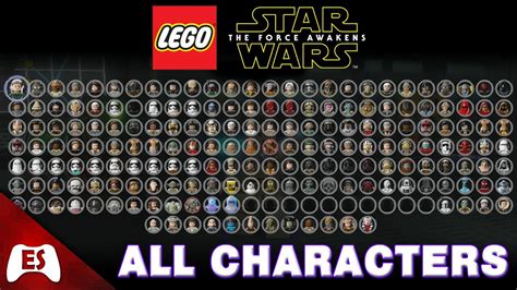 Lego Star Wars The Force Awakens All Characters Unlocked Youtube