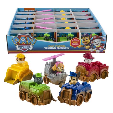 Wholesale Paw Patrol Rescue Racers Toy Vehicles Assorted