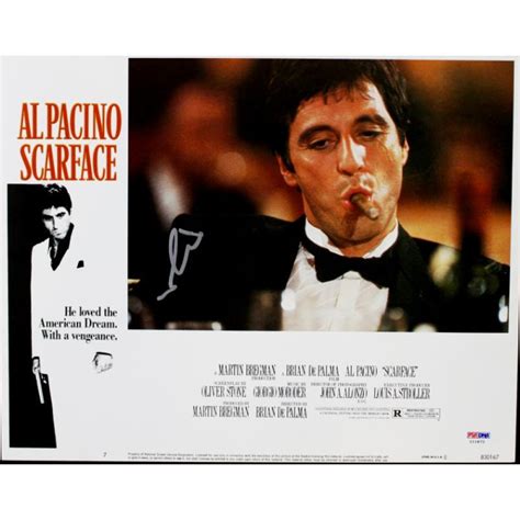 Al Pacino Signed Scarface 11x14 Photo Psa Pristine Auction