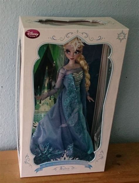 Disney Store Limited Edition Elsa From Frozen Doll 17 Inch Brand New In