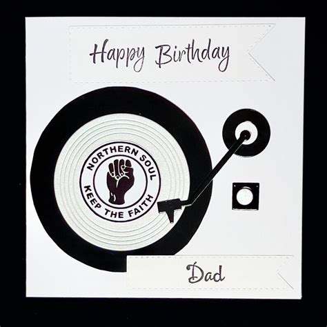Northern Soul Birthday Dad Card Mod Lover Keep The Faith Etsy Uk
