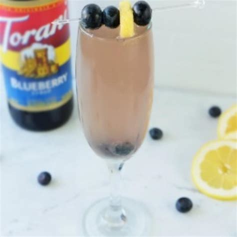Blueberry Lemon Mimosa Recipe Torani
