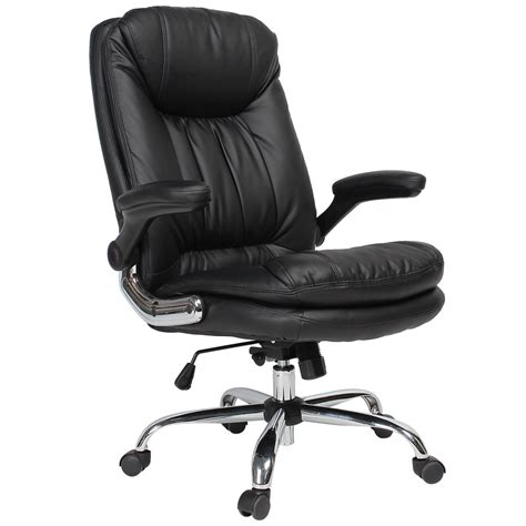 Buy Yamasoro Ergonomic Executive Office Chair Black High Back Leather Computer Desk Chairs