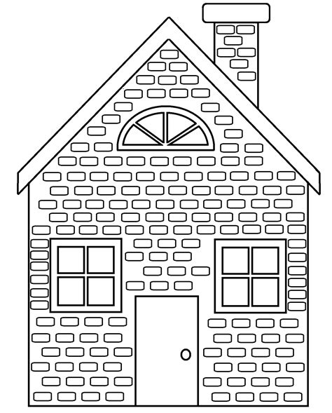 Free Easy To Print House Coloring Pages House Colouring Pages